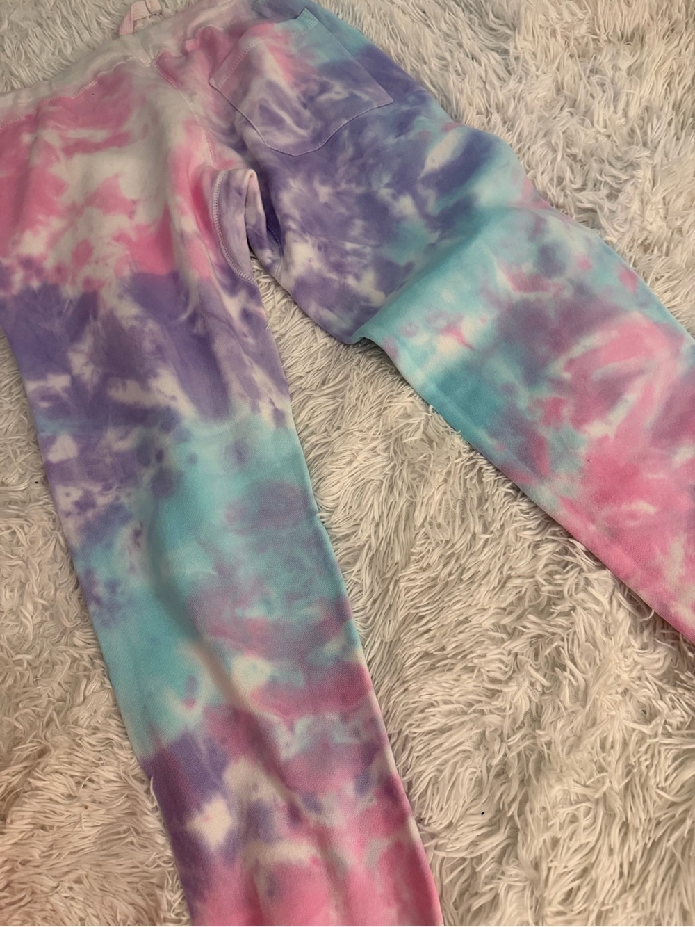 Colortone Tie-Dye Joggers – Size L Cotton Candy - Picture 10 of 10